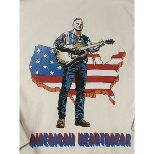 ZACH BRYAN OFFICAL MERCH AMERICAN HEARTBREAK SWEATSHIRT Men Size L Thick Country